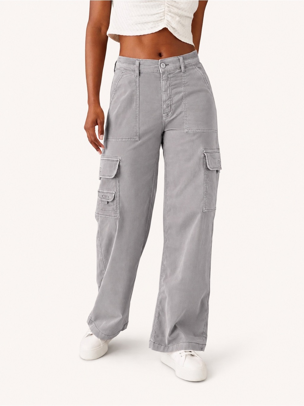 American Eagle Outfitters High-Rise Baggy Wide Leg Pants